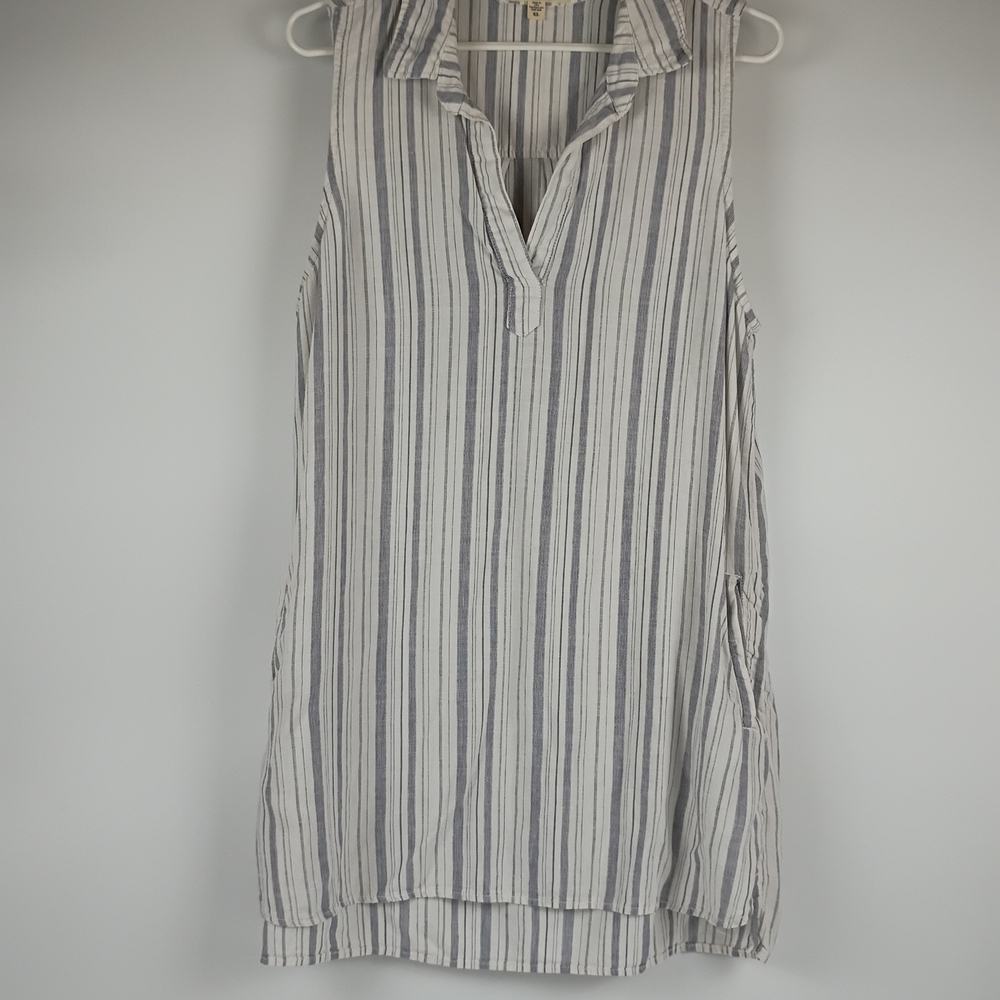 Striped Sleeveless Women's Top